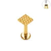 ASTM F136 Titanium 16G Various Styles Ear Nose Studs Labret Lip Earrings Cartilage Tragus Helix Lobe PVD Plated Piercing Jewelry