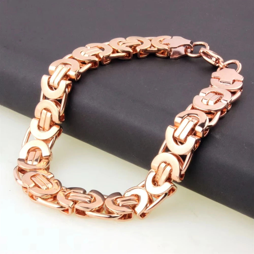REBEL Byzantine Link Stainless Steel Bracelet