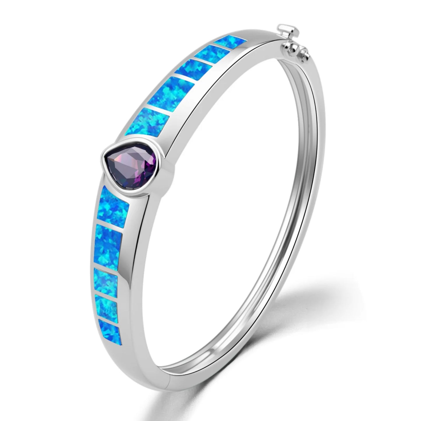 Modern Brass Minimalist Ocean Opal Ring-Hawaiian Design Bulk Jewelry Supplier