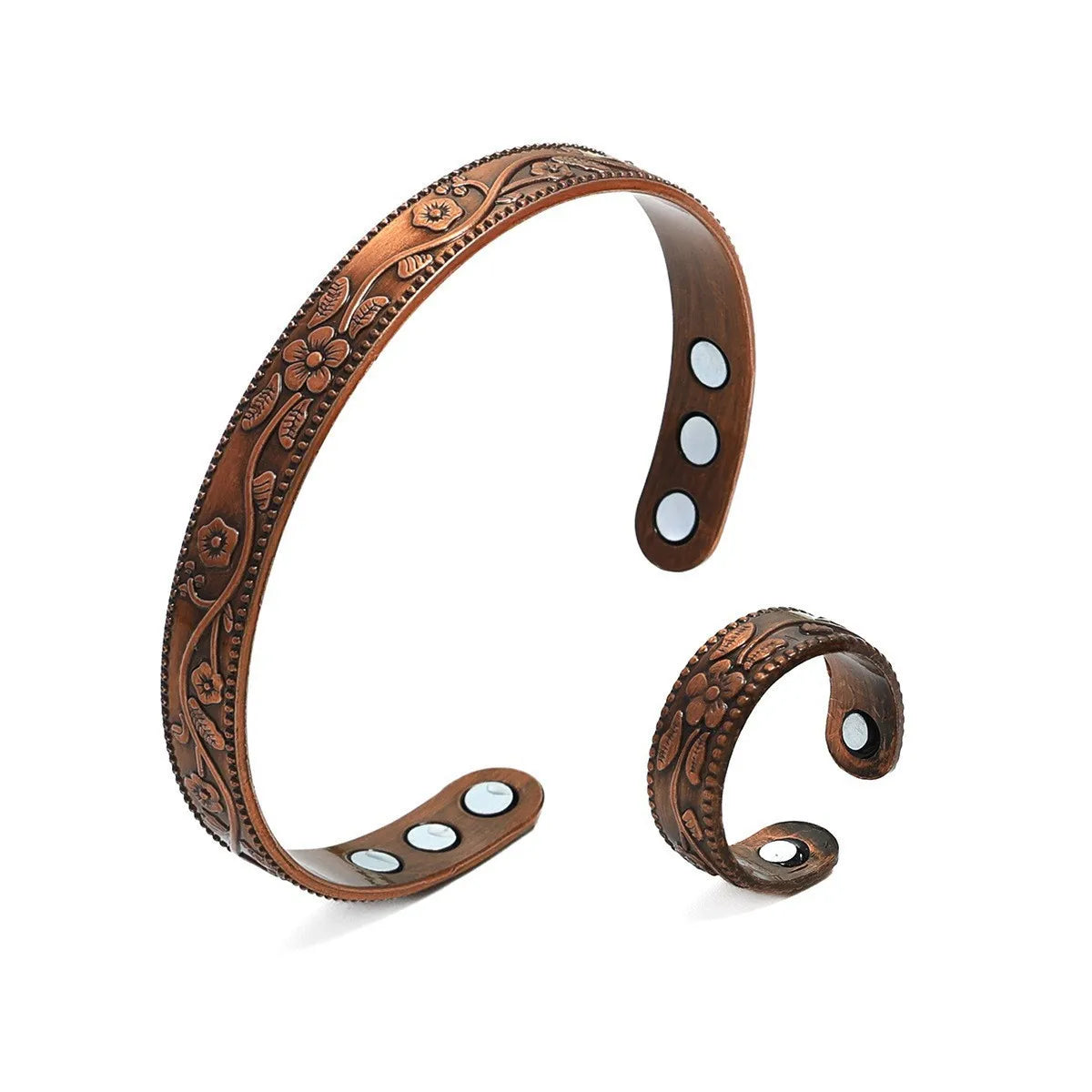 NewLife - Magnetic Vintage Zinc Alloy Three-Row Bracelet