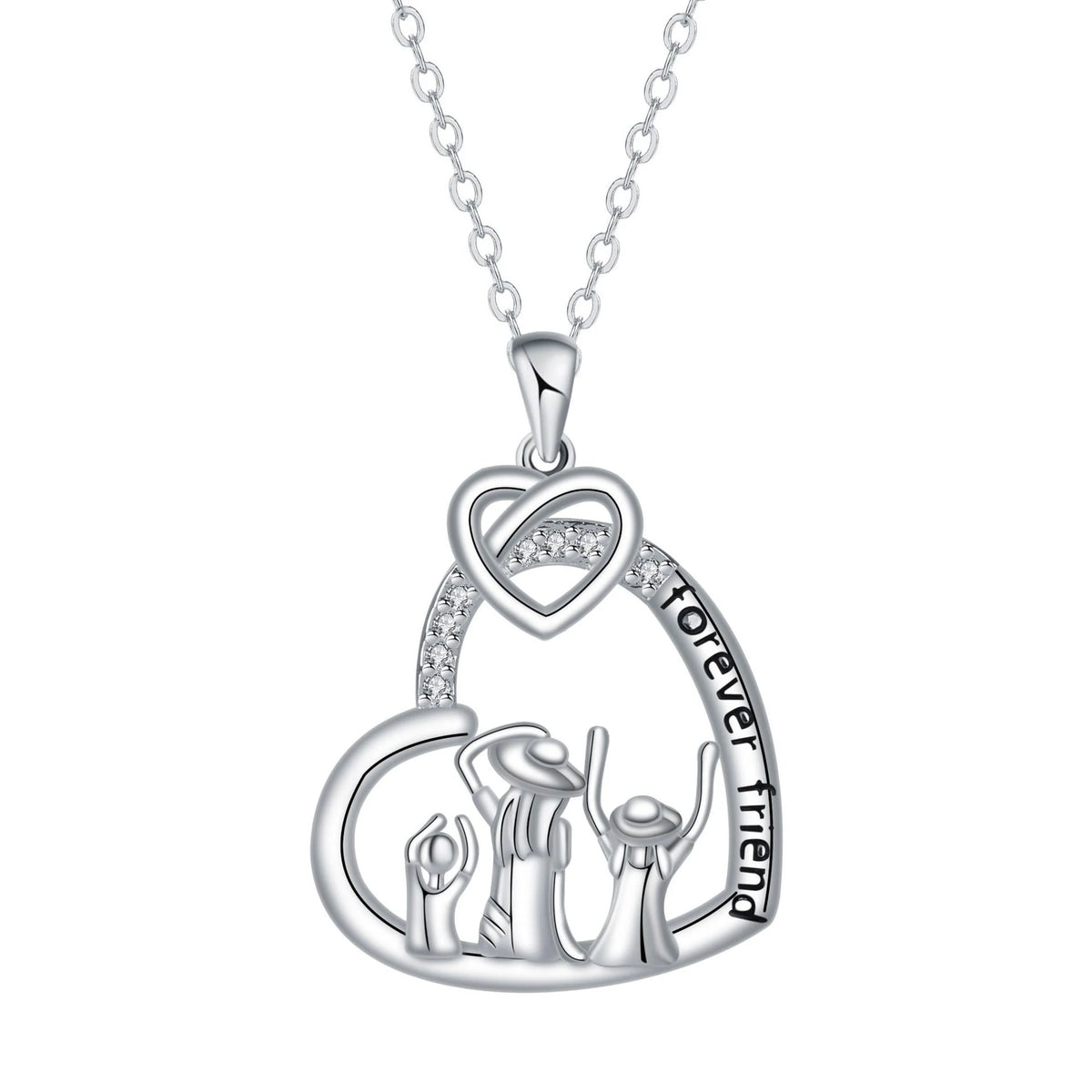REDheart Silver Plated Heart Pendant Necklace Chai Dog Necklace Sunflower Necklace Bee Daisy Necklace Butterfly Necklace for Women Gift
