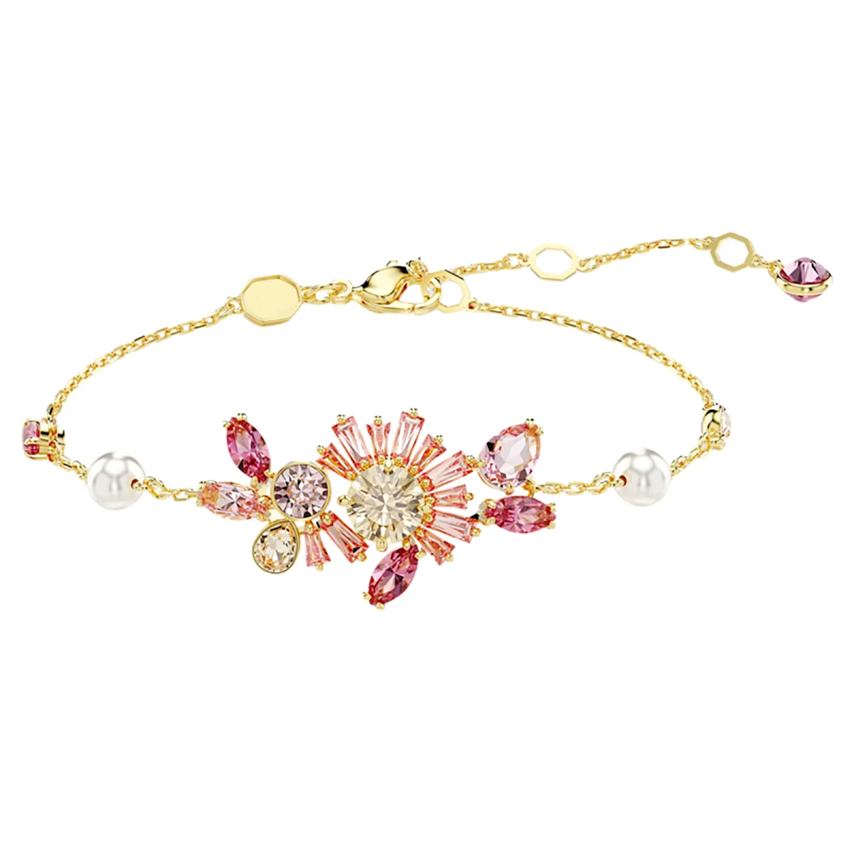 S&S Fancy Shiny Copper Zircon Bangle Top-tier Craft Vintage Elegant Luxury Jewelry for Holiday Gifts and Daily Styling