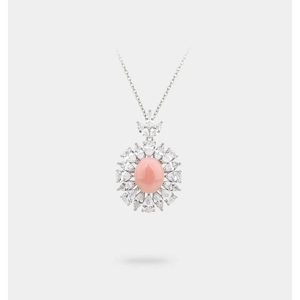 MUSHAN Jewelry Factory S925 Pure Silver Light Luxury Jewelry Women High End Electroplated Gold High Carbon Diamond Bestseller