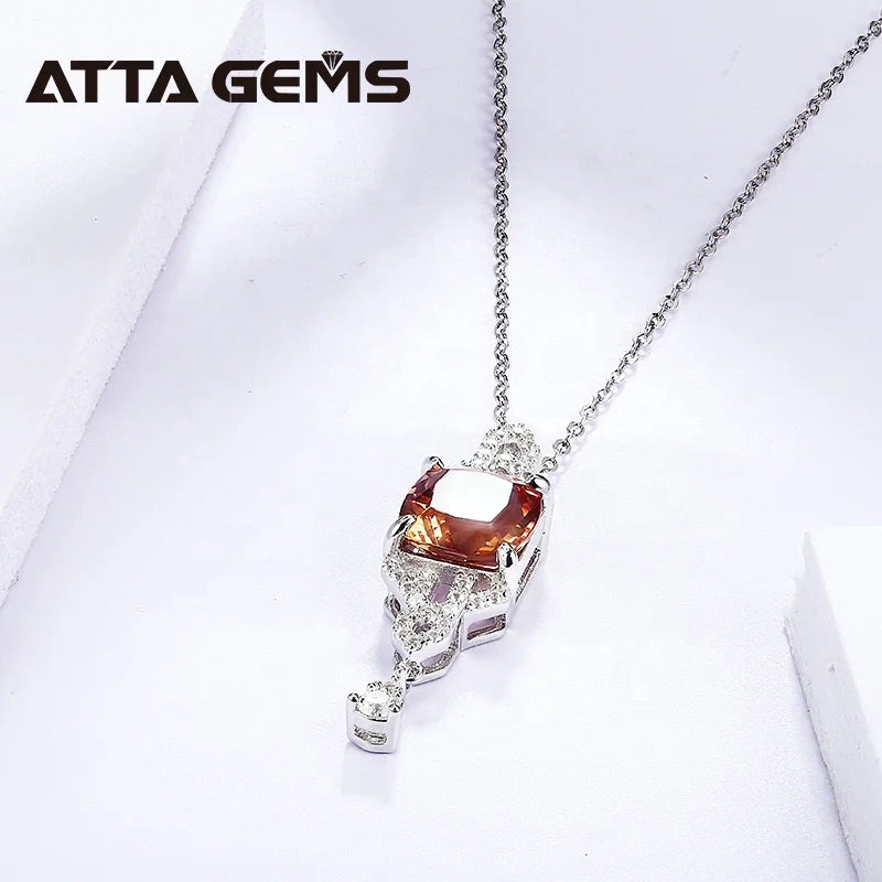 Diaspore Zultanite Jewelry Sets 925 Sterling Silver Color Change Sultanite Pendant Earrings for Women Gemstone Wedding New