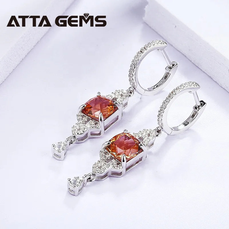 Diaspore Zultanite Jewelry Sets 925 Sterling Silver Color Change Sultanite Pendant Earrings for Women Gemstone Wedding New