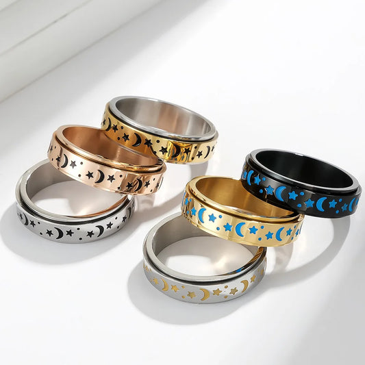 ArtistA Islamic-Inspired Stainless Steel Ring