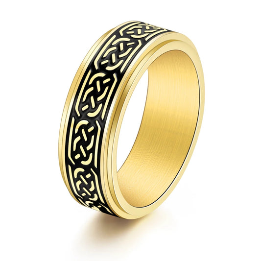 NEWLiFE REBEL Celtic Ring in Stainless Steel