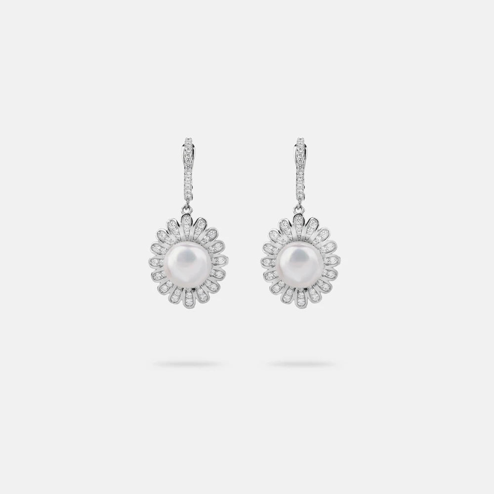 MUSHAN Jewelry Factory Pearl Earrings S925 Gold-Plated Cross-Border Bestseller From Europe and America Pearl Stud Earrings
