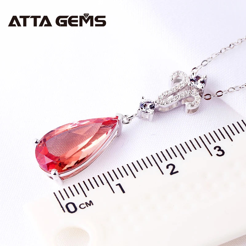 925Sterling Silver Zultanite Jewelry Set Pear Cut Created Sultanite S925 Romantic Style Diaspore Jewelry for Wedding Anniversary