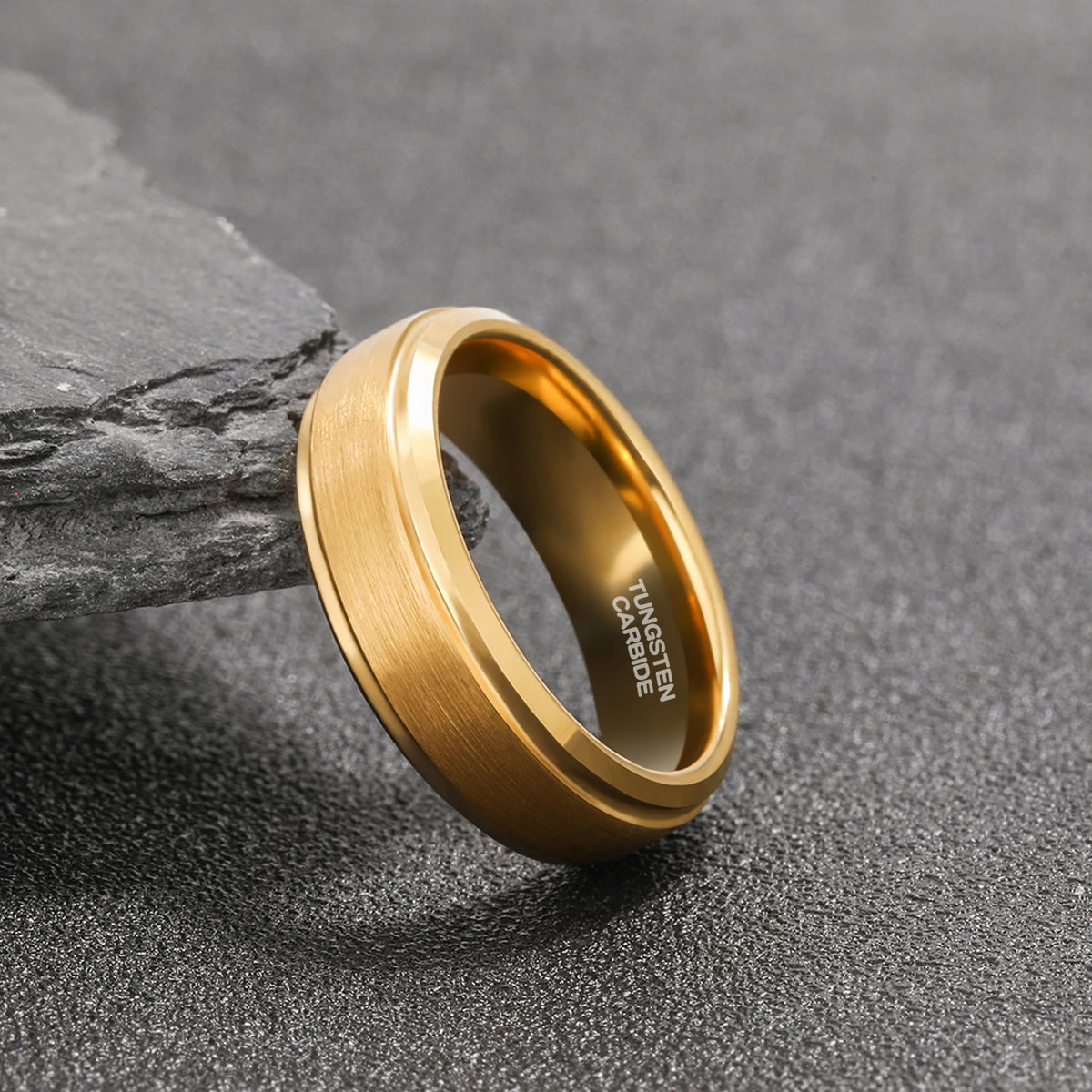 NEWLiFE REBEL District Crest 6mm Tungsten Ring