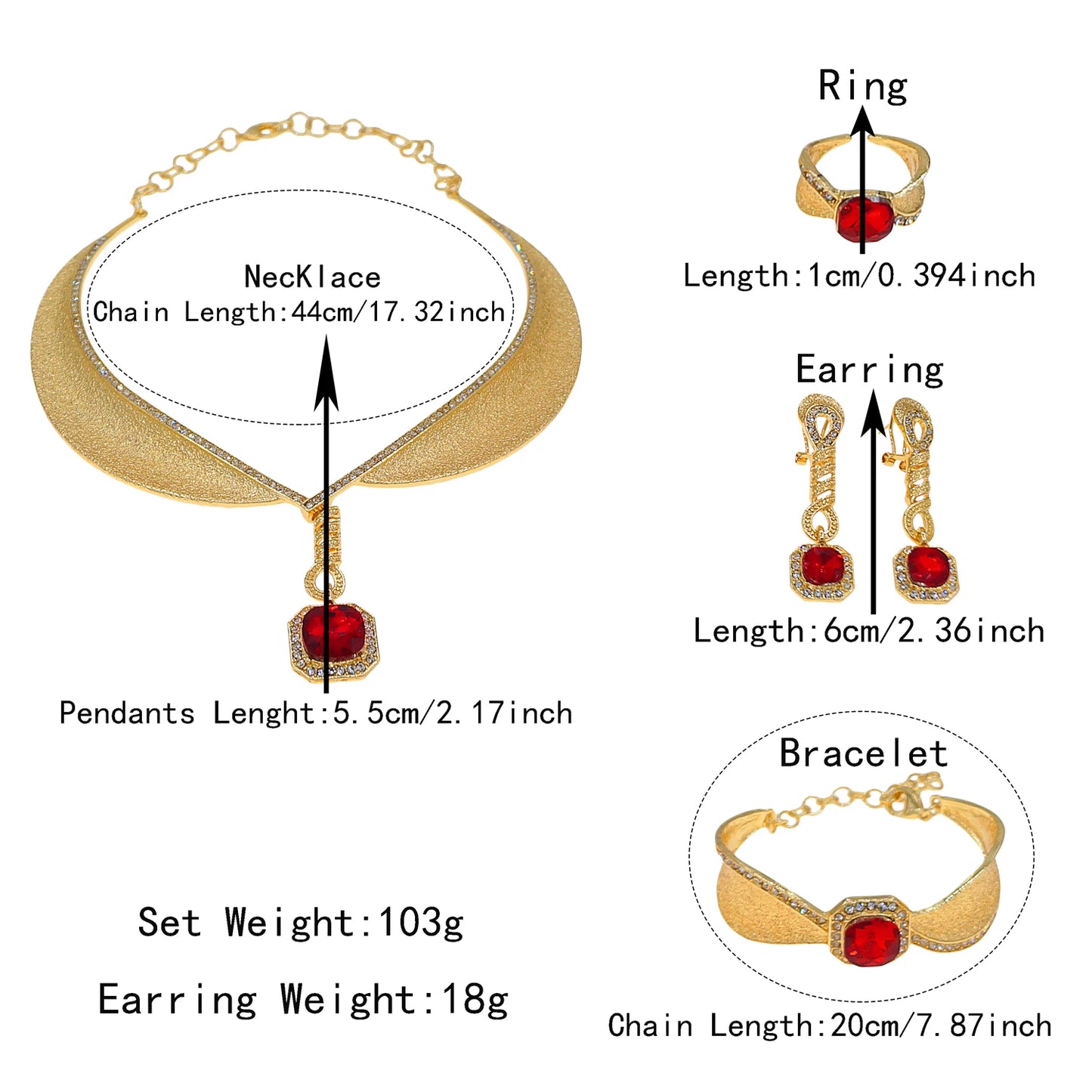 Zhuerrui New Arrival Quality Style Alloy Italian Gold Plated Copperhigh  Brazilian Pretty Gifts for Woman 4pieces Sets H00335