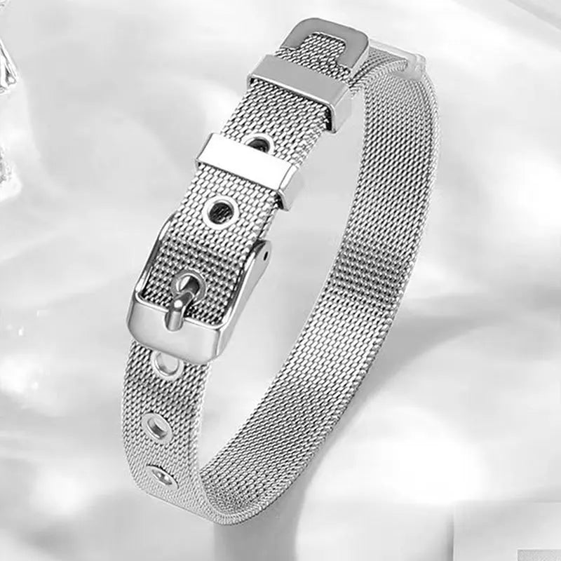 REBEL Stainless Inoxydable Stainless Steel 18K Gold Plated Roman Women Fashion Jewelry Bracelets Bangles