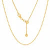 Gioiellieri 18K Solid Gold Bezel Diamond Necklace Lab Grown Brilliant Cut IGI Certified Customized Fine Jewelry