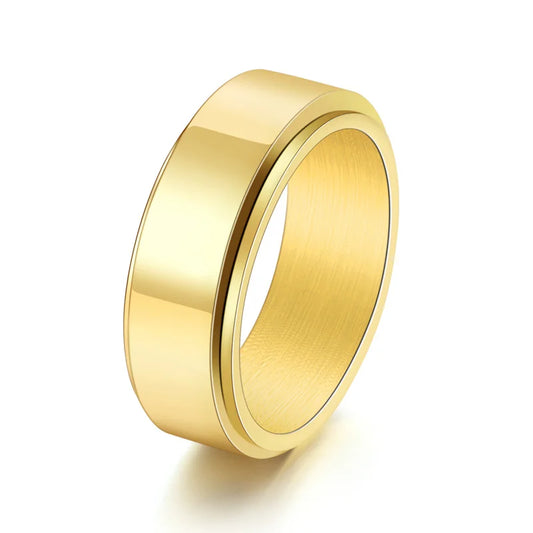 NEWLiFE REBEL Latitude Frame Stainless Steel Ring