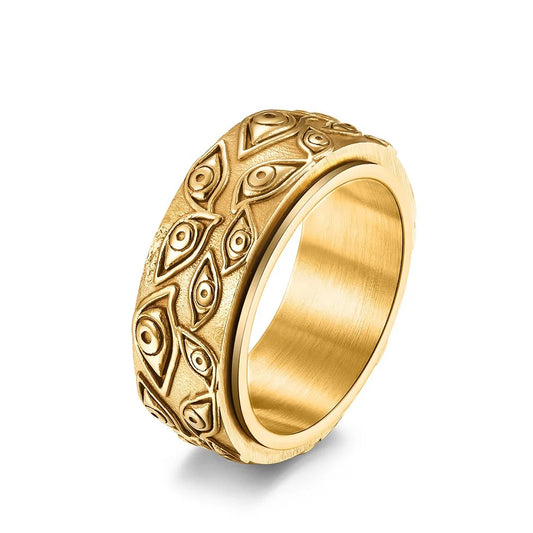 NEWLiFE VIKING Beacon Crest Stainless Steel Ring