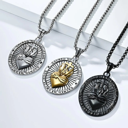 NEWLiFE VIKING Pearl Necklace in Stainless Steel for Men | Designer Jewellery for women & MEN