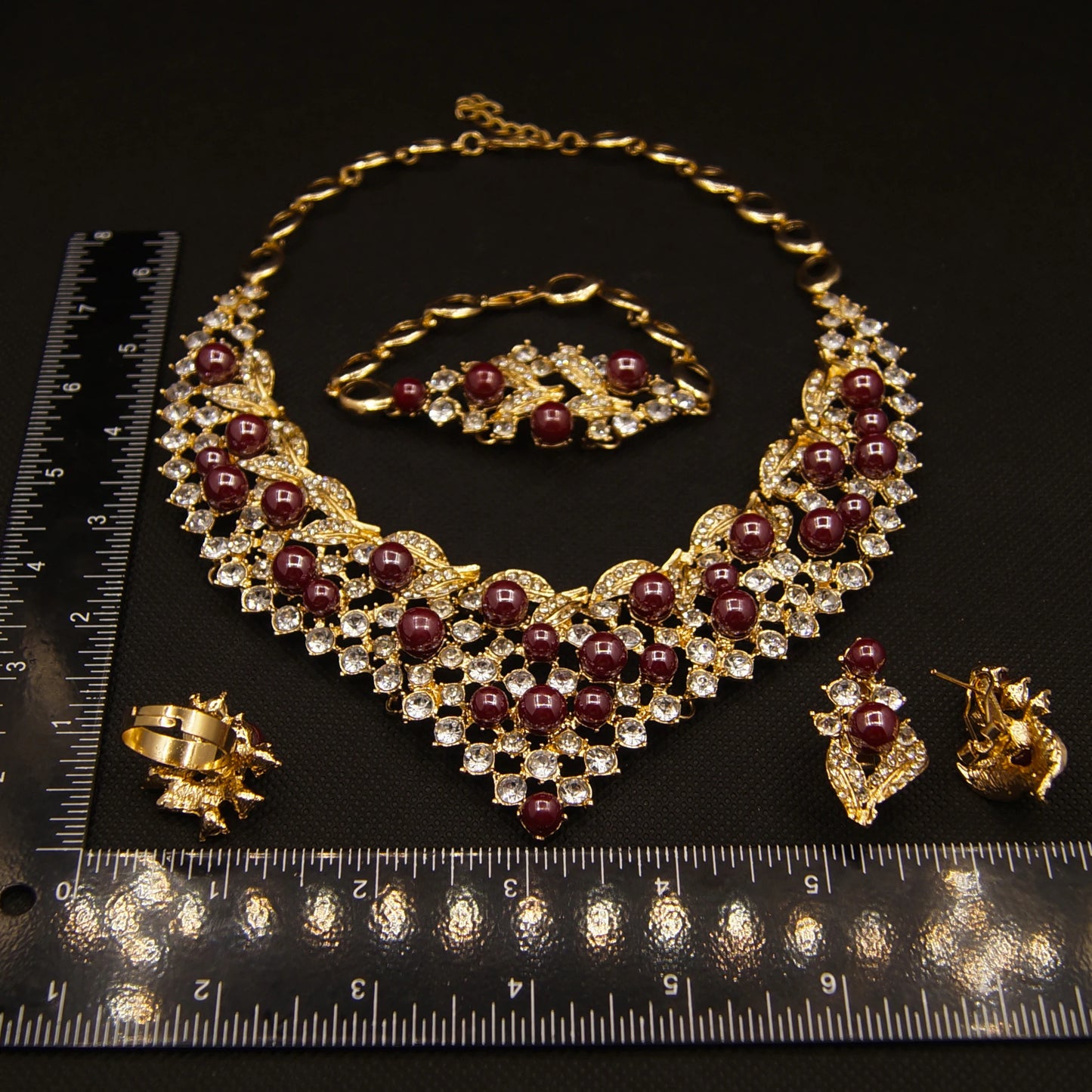 Zhuerrui Wedding Jewellery Customized Pineapple Italian Gold Design Jewelry Set Dubai 18k Gold Plated Jewelry Sets HC10039