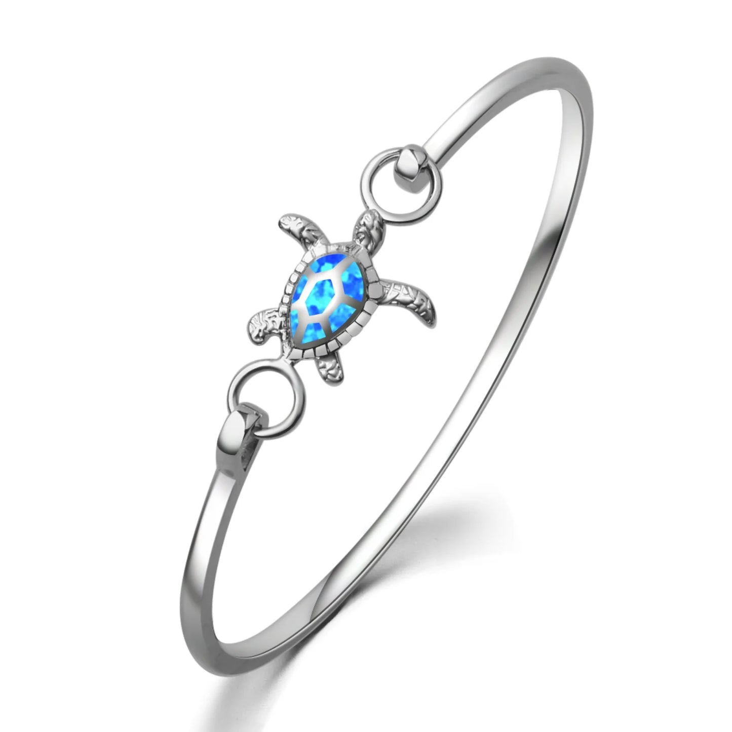 Modern Brass Minimalist Ocean Opal Ring-Hawaiian Design Bulk Jewelry Supplier