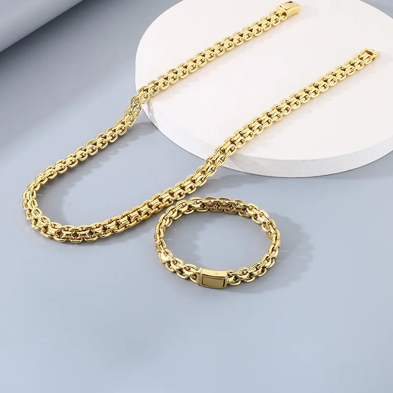 REBEL 10mm Interlocking Link Stainless Steel Jewellery