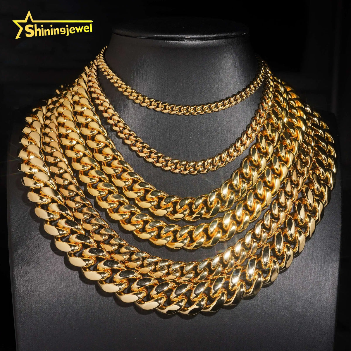 BiG-BOSS Hot Sale 316L Stainless Steel Cuban Link Chain 925 Silver VVS D Moissanite Iced Out Lock Jewelry Miami Cuban Bracelet Necklace