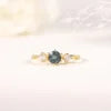 ArtistA Abiding Custom Various Designs Gold Plated 925 Silver Multishape Lab Grown Alexandrite Wedding Engagement Rings for Women