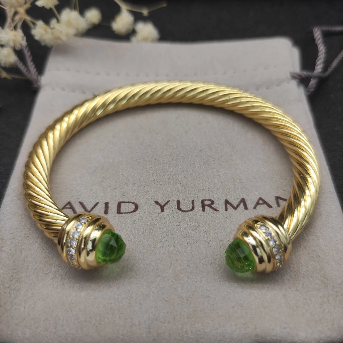 FASHIONISTA DY High-Quality 7mm Gold-Plated Diamond-Set Fashion Bracelet, Unisex Silver-Plated Diamond-Set Bracelet, Jewelry