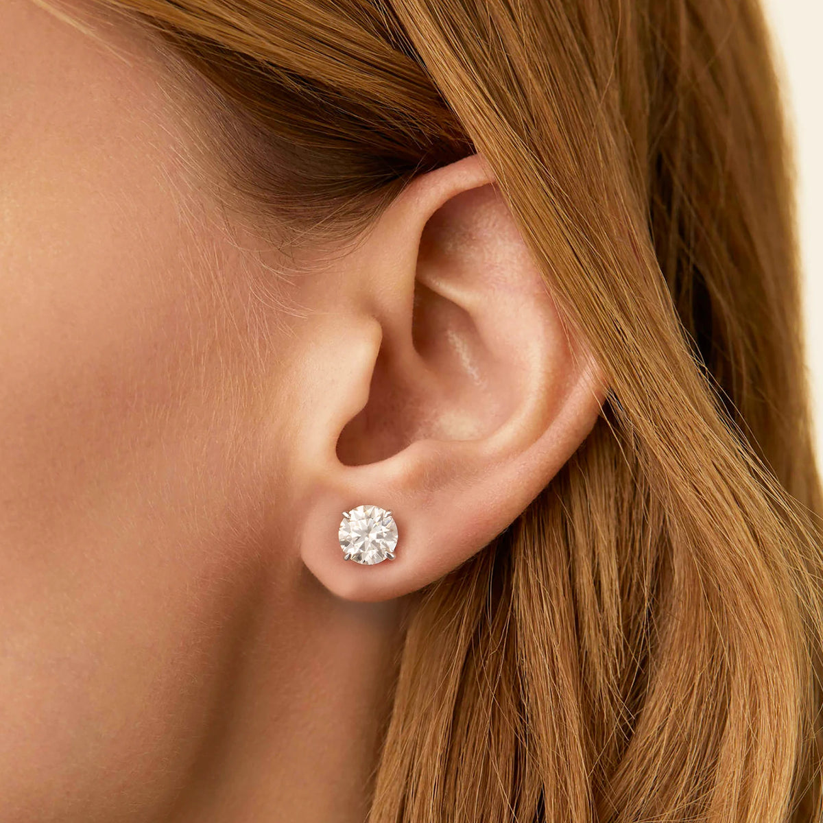 REDheart D Color Moissanite Jewelry Set Gold Plated Stud Earring 925 Sterling Silver Moissanite Pendant Necklace Jewelry Set for Woman
