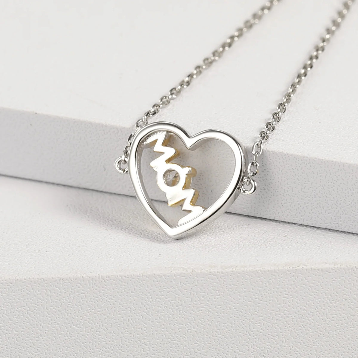 ArtistA Customize High Quality New Trend Adjustable Moonstone Gemstone 925 Sterling Silver Heart Circle Charm Bracelet for Mom Jewelry