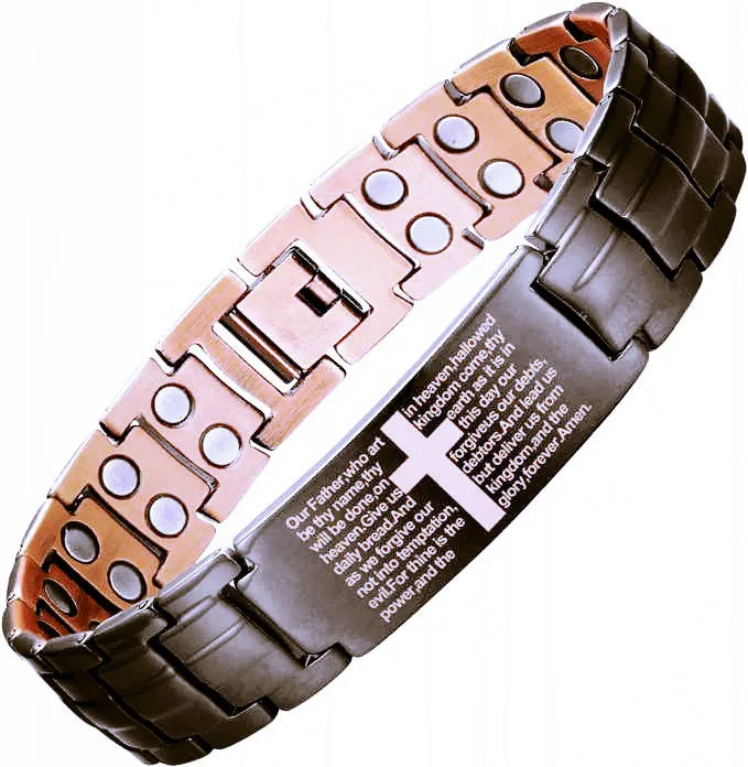 Fashion Magnetic Bracelet Elegant Alloy Double-Row Strong Magnets Magnetic Jewelry Bracelets for Women and Men