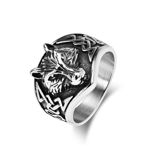 NEWLiFE VIKING Frontier Rise Stainless Steel Ring