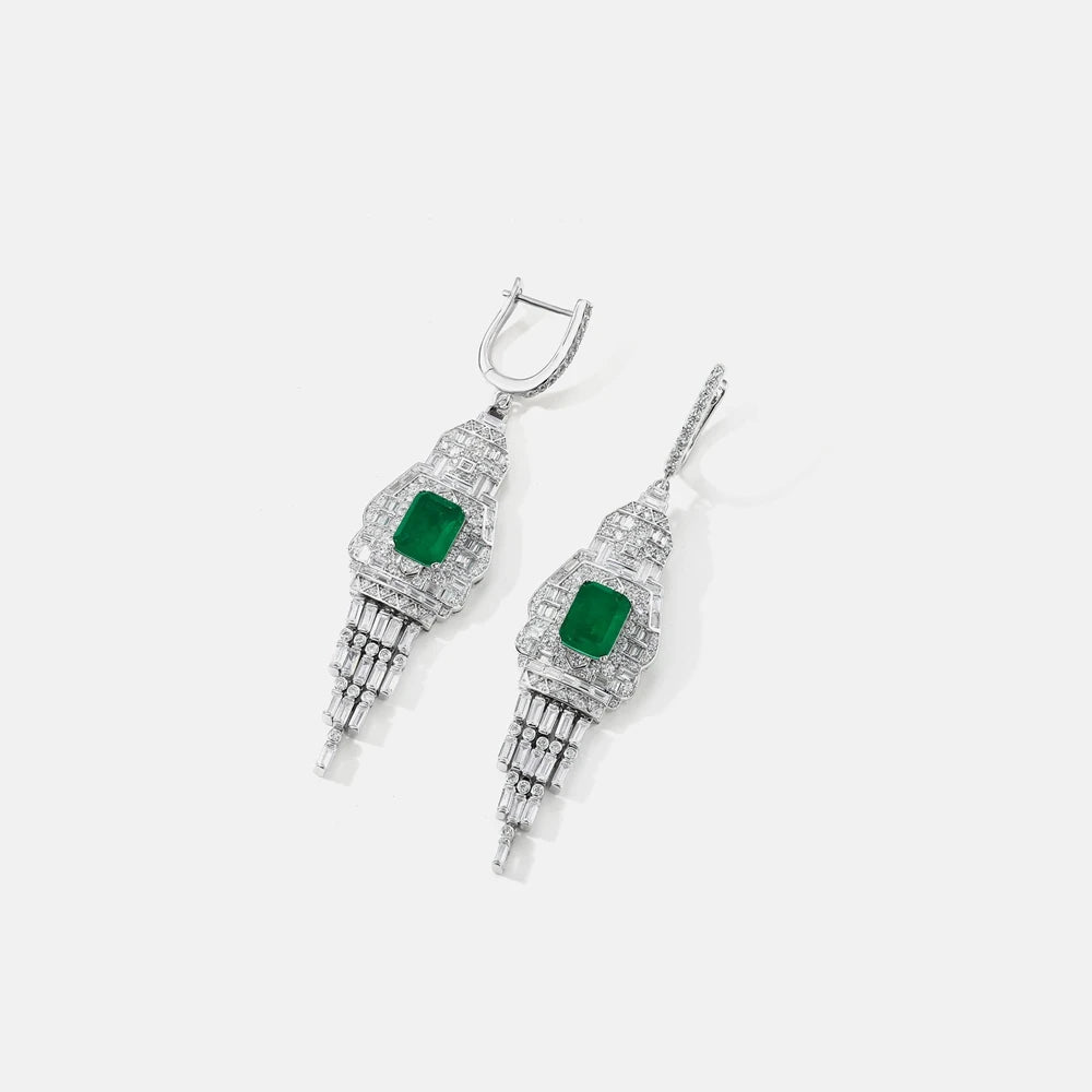 MUSHAN Jewelry Factory S925 Sterling Silver Stud Earrings With High End Feel Electroplated Gold High Carbon Diamond