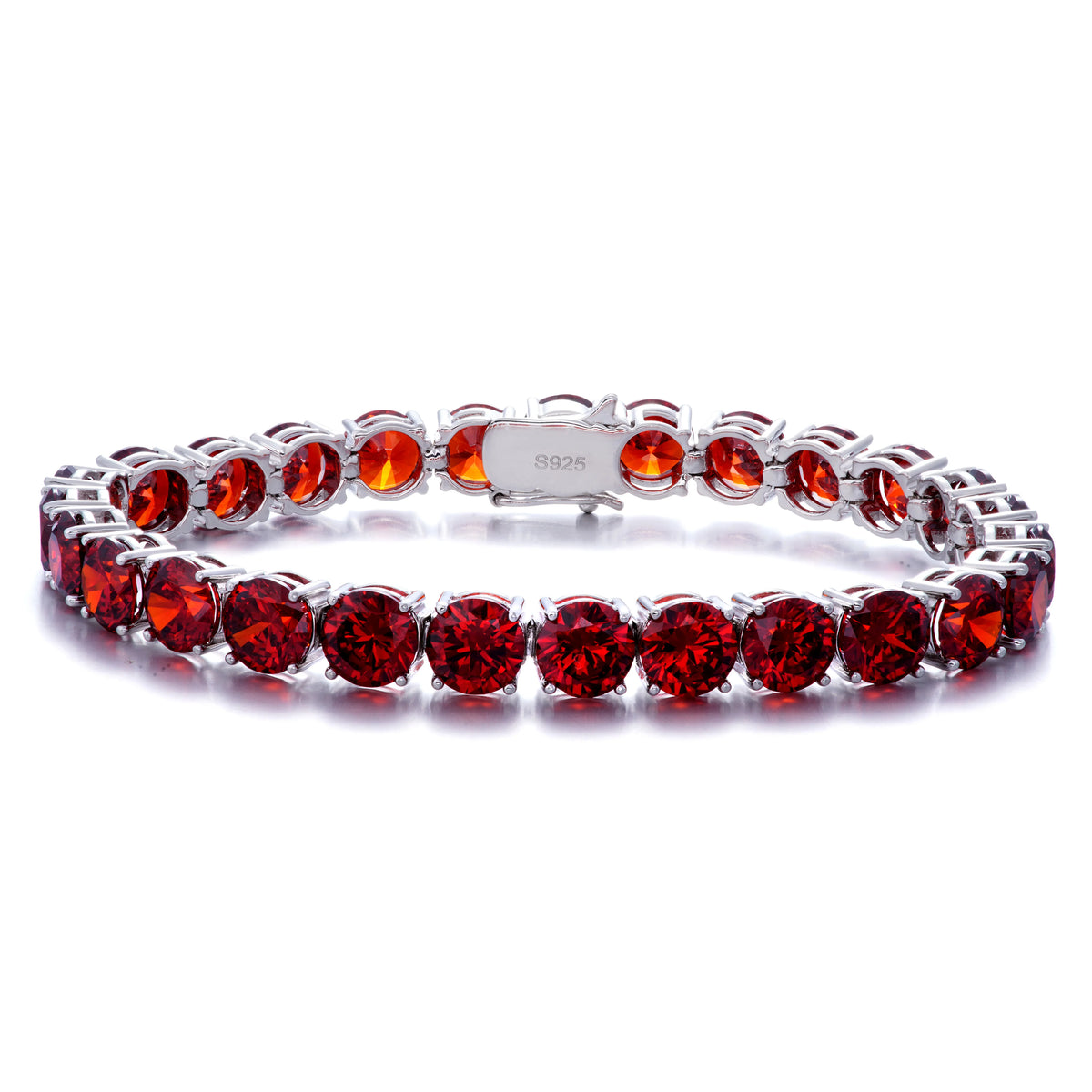 SY Factory Wholesale 6MM Zircon Tennis Bracelet S925 Sterling Silver Hip-Hop Customization Rhodium Plated Unisex Gift Party