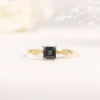 ArtistA Abiding Custom Various Designs Gold Plated 925 Silver Multishape Lab Grown Alexandrite Wedding Engagement Rings for Women