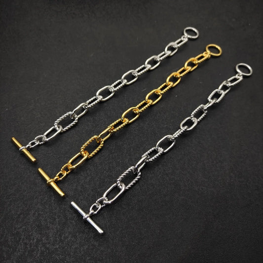 FASHIONISTA DY High-Quality Silver-Plated Fashion Bracelet, Gold-Plated Classic Bracelet, Jewelry