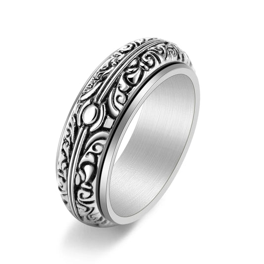 NEWLiFE REBEL Highline Vista Ring in Stainless Steel