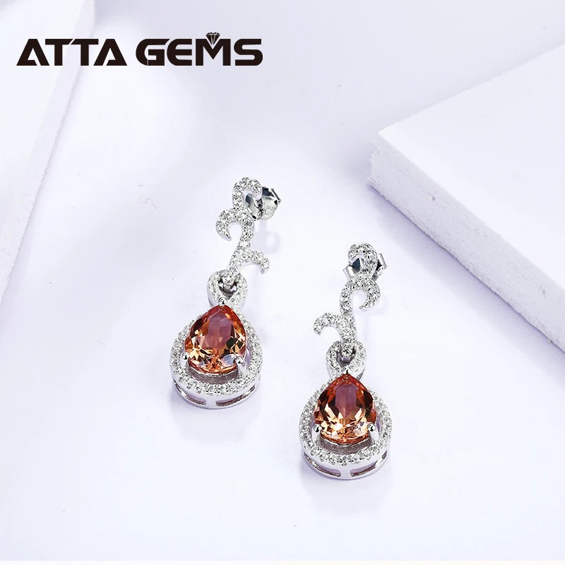 Diaspore Earrings Pendant Zultanite Jewelry Set Color Change Gemstone Sterling Silver 925  Fine Jewelry for Girl Birthday Gifts
