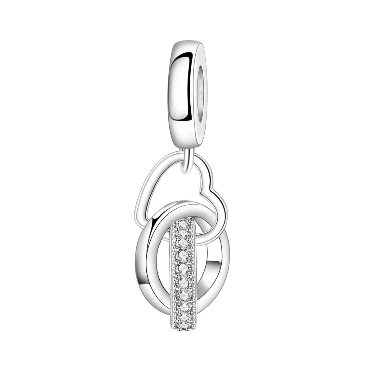 S&S Love-Themed Charm Pendant Collection | Silver Plated Alloy | 16 Designs | Bracelet & Necklace Charms | S&S Collection