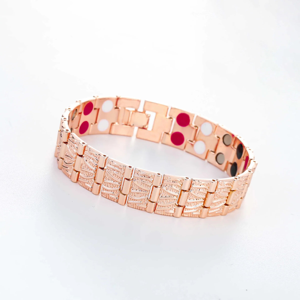 Hot-Selling High-End Kevlar Gold Plated Zinc Alloy Strong Neodymium Magnet Magnetic Therapy Bracelet
