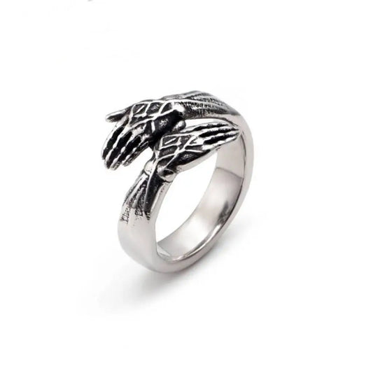 NEWLiFE VIKING Voyage Echo Stainless Steel Ring