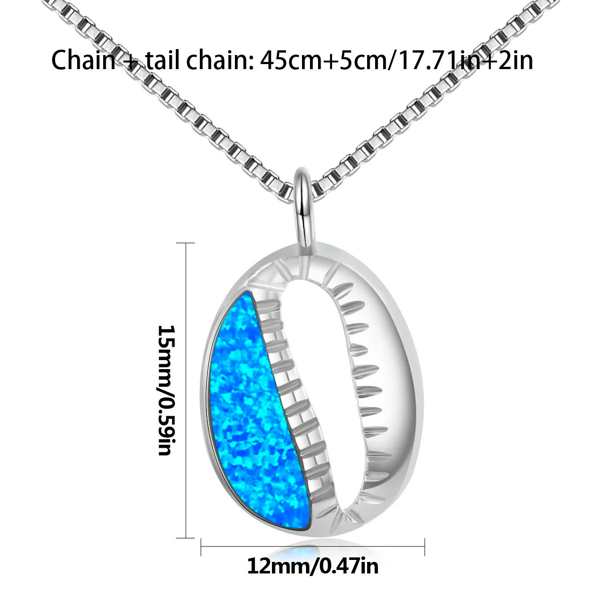 Geometric Pendant Necklace Aobao Inlaid Detail Fashion Jewelry