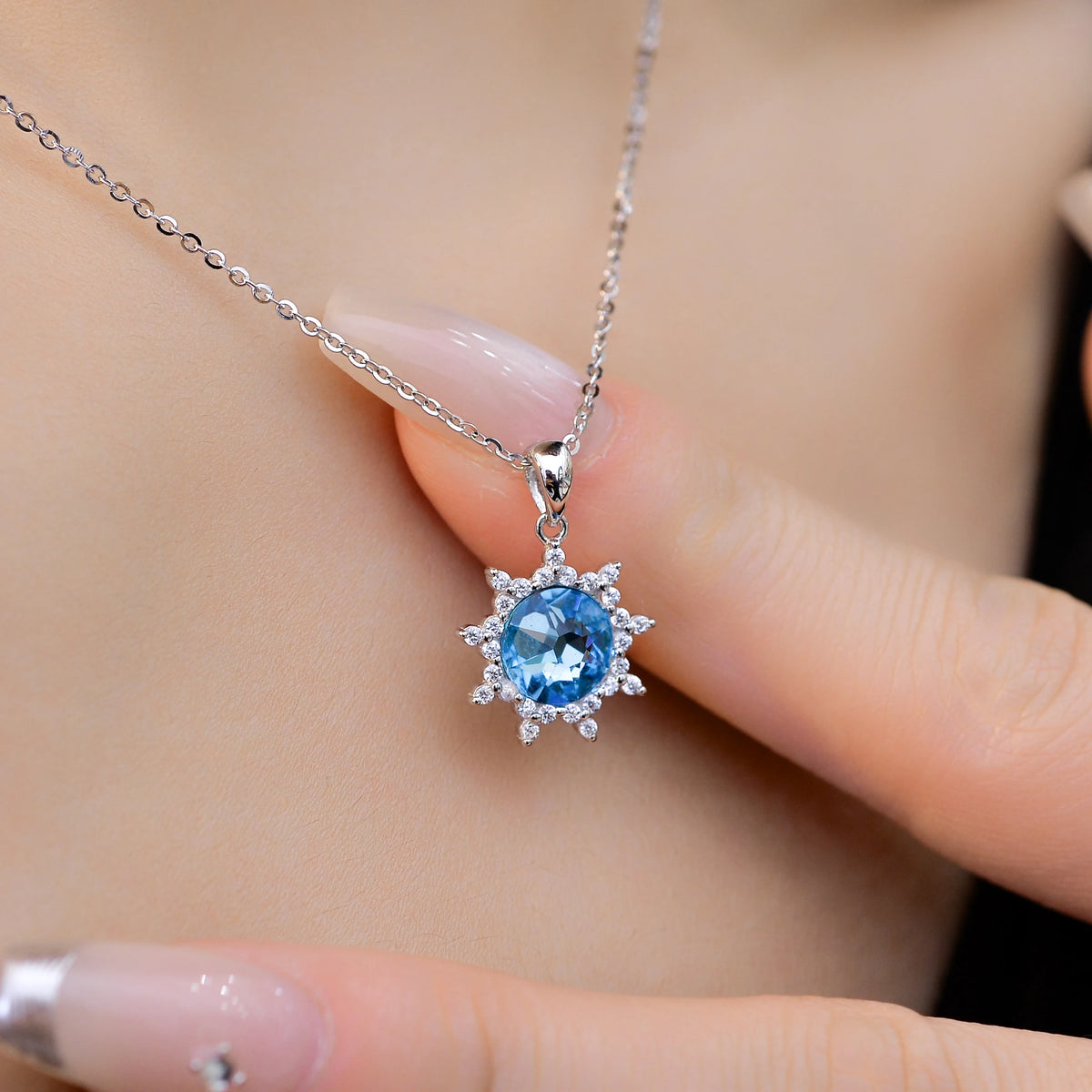 ArtistA 925 Sterling Silver Classic Sun Flower Gift Party Wedding Pendant Necklace Earrings Ring Women Fashion Accessories