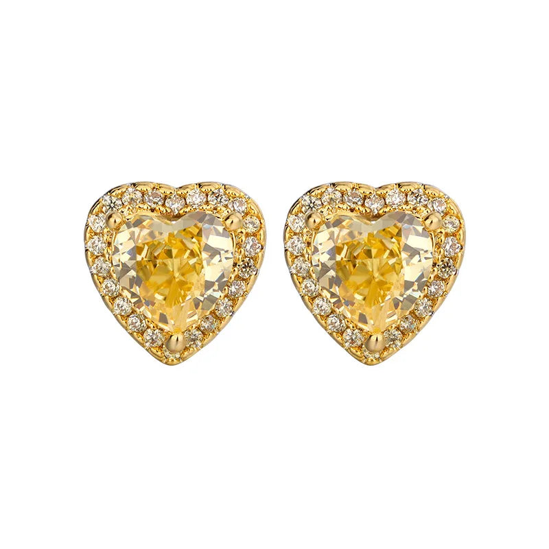 Gemfiori New Hot Selling Versatile Exquisite Pendant Earrings Ring Set Simple Temperament Light Luxury High-end Jewelry