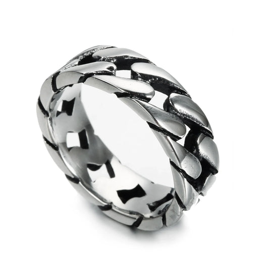 NEWLiFE VIKING Beacon Line Stainless Steel Ring