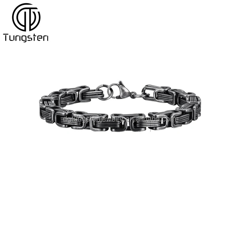 REBEL VIKING Byzantine Chain Bracelet – 6mm Stainless Steel