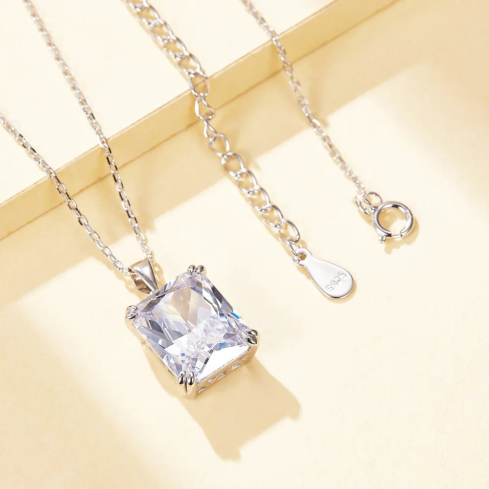 Gioiellieri Fine Jewelry: 925 Sterling Silver Custom Zircon and Colored Gemstone Necklace with the Twelve Birthstones Women Rhodium Plated