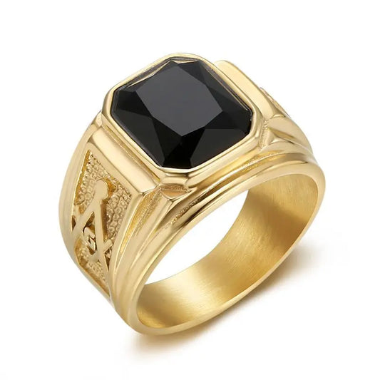 NEWLiFE VIKING Ring in 18K Gold Plated for Men | Designer Jewellery for women & MEN