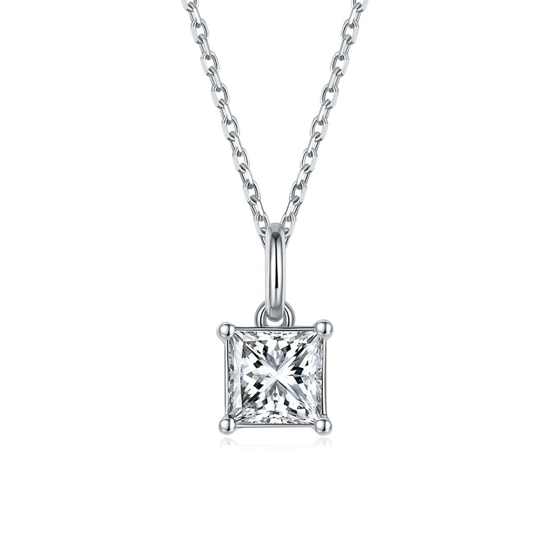 REDheart Hot Selling Fine 925 Sterling Silver Necklace Earrings Jewelry Sets Diamond Emerald Cut D Color Moissanite Wedding Jewelry Sets