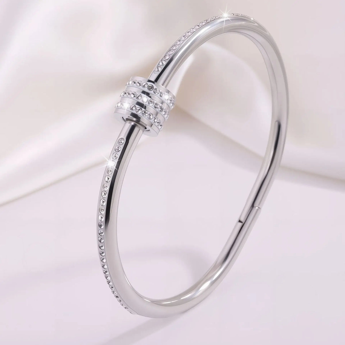 REBEL Stainless Inoxydable Stainless Steel 18K Gold Plated Roman Women Fashion Jewelry Bracelets Bangles