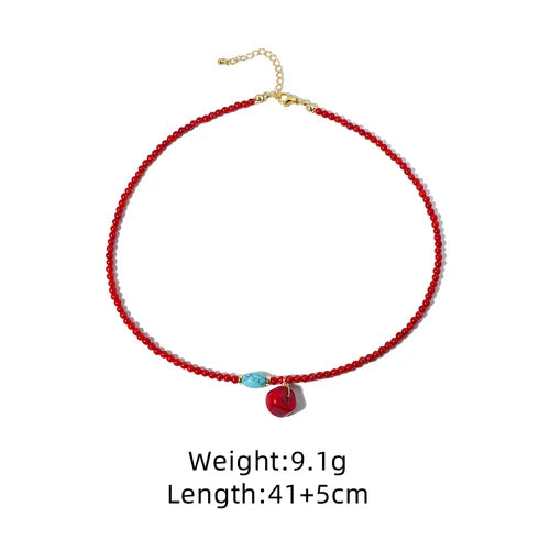 Red Coral Natural Pearls Fashion Accessories Set Fine Woman Ring Earrings Necklace Luxury Customized Jewelry Wedding