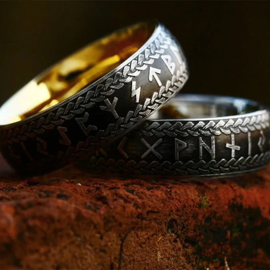 NEWLiFE VIKING Route Wave Stainless Steel Ring